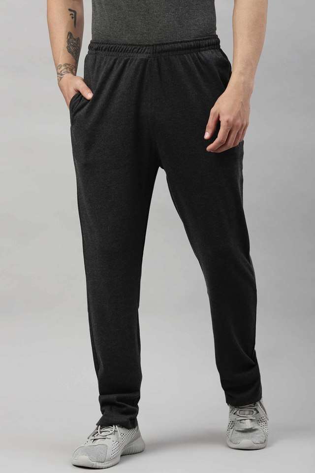 Solid-Cotton-Regular-Fit-Men-s-Track-Pants