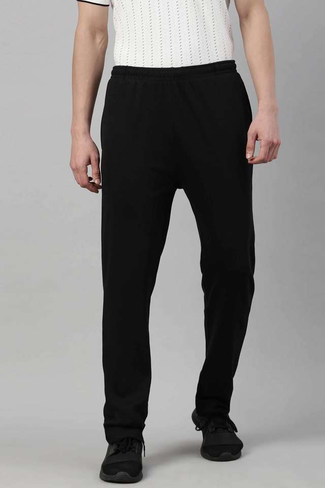 Solid-Cotton-Regular-Fit-Men-s-Track-Pants