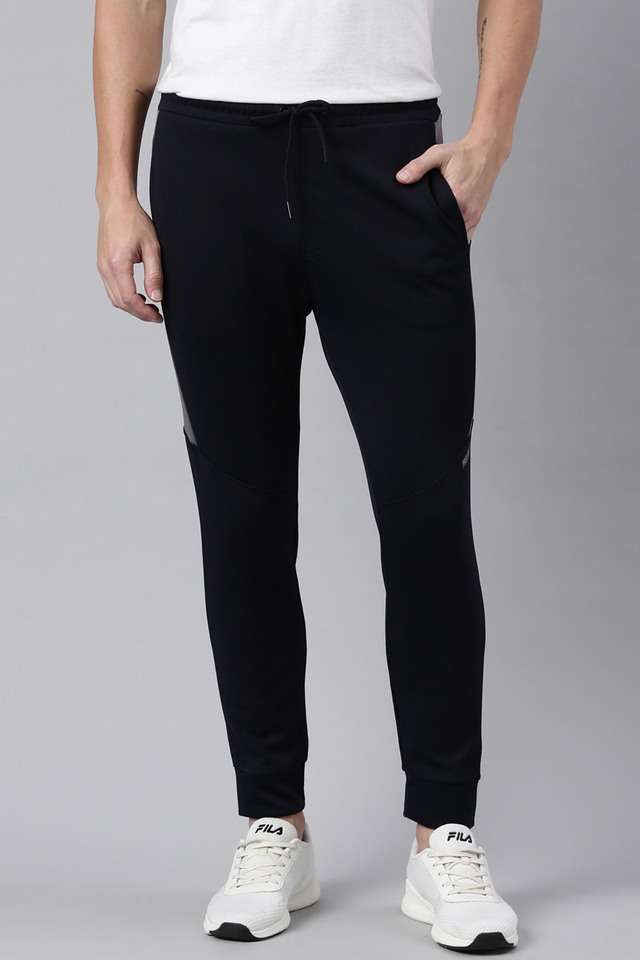 Solid-Cotton-Regular-Fit-Men-s-Track-Pants