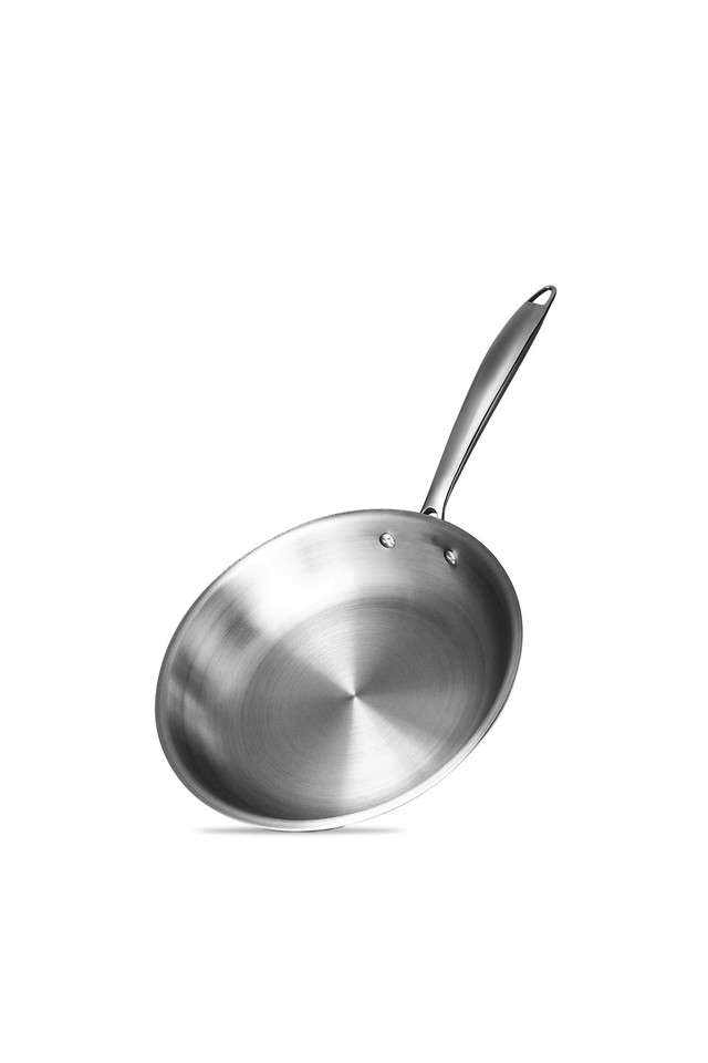 Argent-Triply-Stainless-Steel-Frypan-20-cm-Induction-Base-Silver