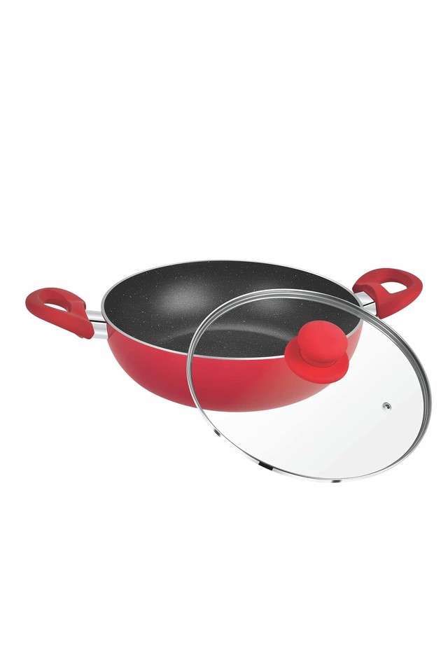 Ribera-Non-Stick-Cookware-Set-4Pc-(Kadhai-with-Glass-Lid-2.6-Liter-Dosa-Tawa-28cm-Frypan-24cm-1.8-Liter)