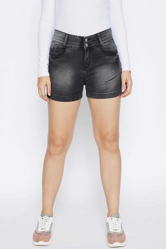 crimsoune club Slim Mid Thigh Cotton Blend Women's Casual Wear Shorts-picture-36