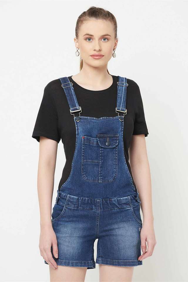 crimsoune club Solid Cotton Blend Women's Jumpsuits-picture-12