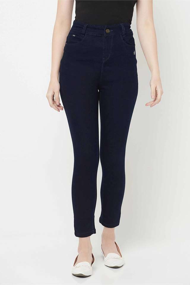 crimsoune club Skinny Crop Length Cotton Blend Women's Jeans-picture-33