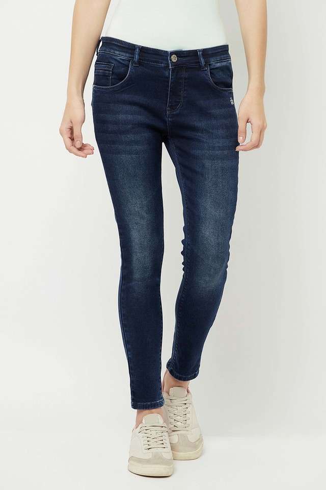crimsoune club Light Wash Cotton Blend Skinny Fit Women's Jeans-picture-25