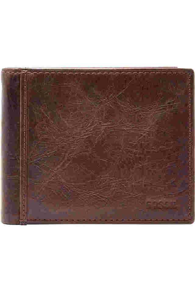 Leather-Mens-Casual-Two-Fold-Wallet