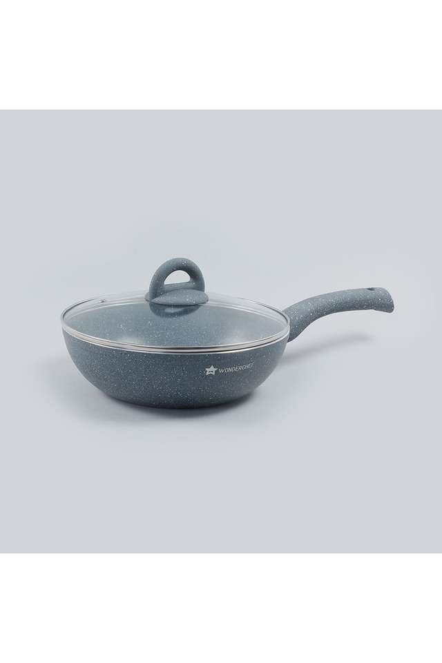 Granite-26-cm-Wok-With-Lid
