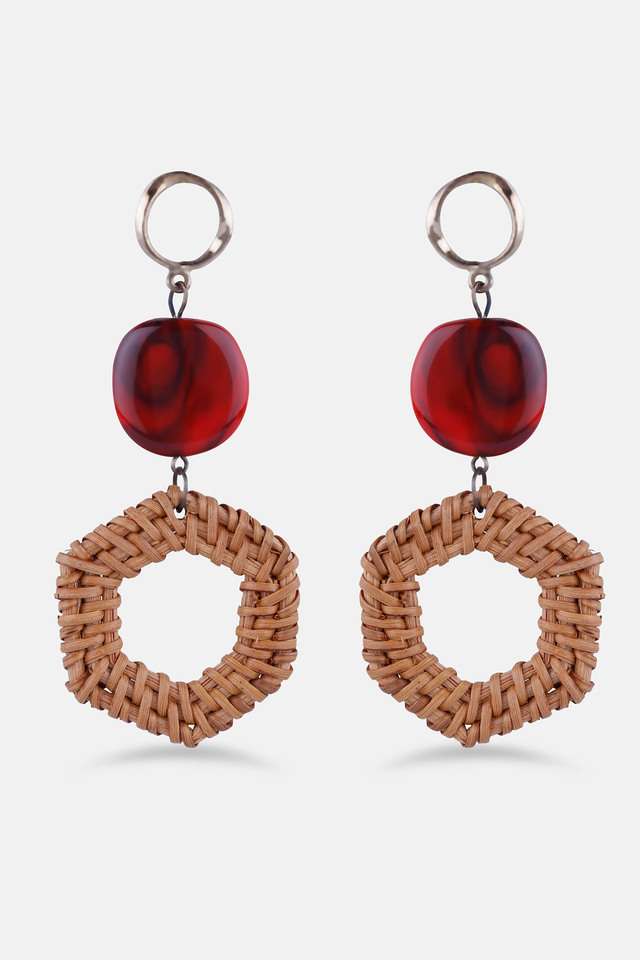 Brown-Western-Brass-Danglers