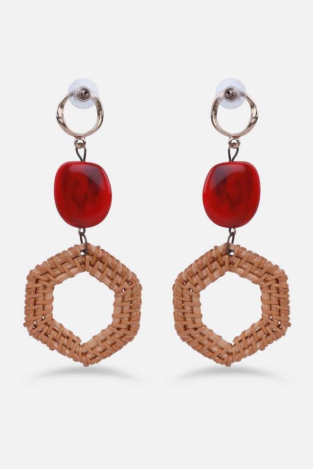 Brown-Western-Brass-Danglers