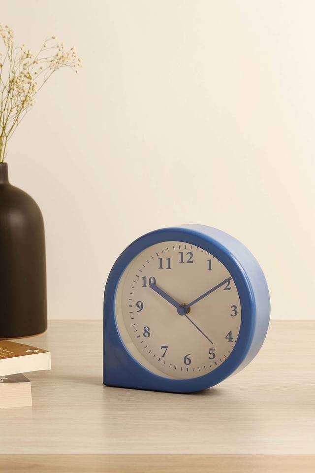 Ivy-Happy-Table-Clock-Blue