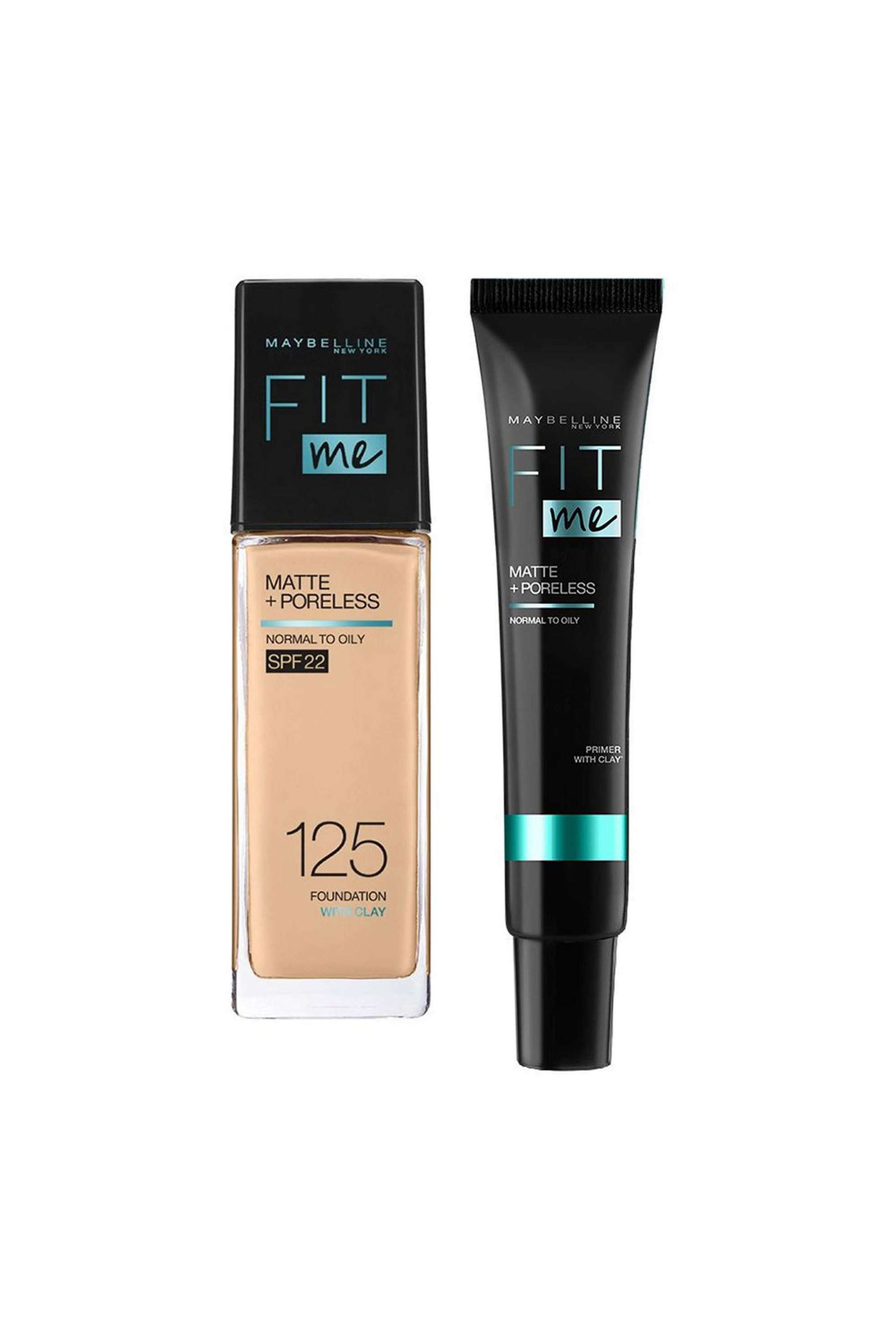 Fit-Me-Foundation-115-+-Fit-Me-Matte-Primer---125-Nude-Beige -30-+-30-ml