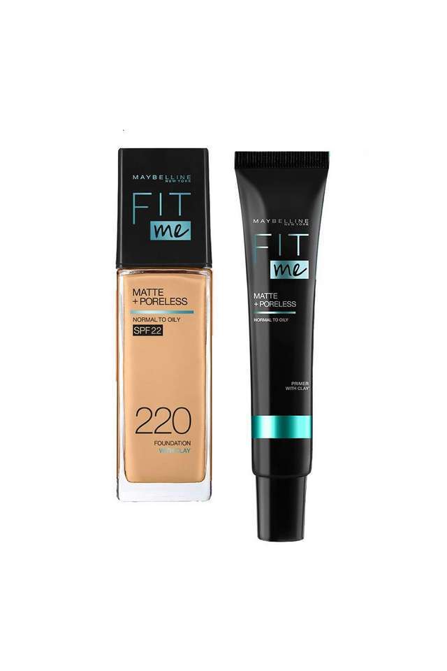 Fit-Me-Foundation-115-+-Fit-Me-Matte-Primer---220-Natural-Beige -30-+-30-ml