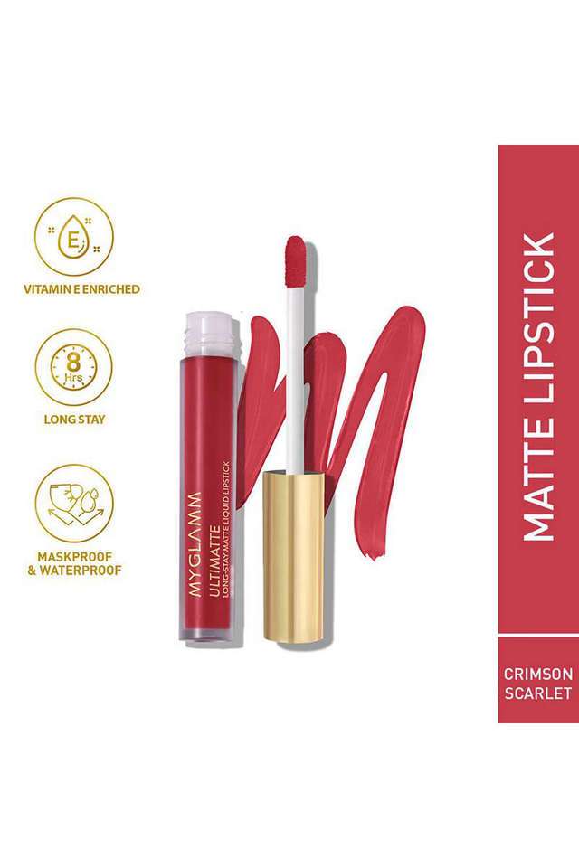 MyGlamm-Ultimate-Long-Stay-Matte-Liquid-Lipstick---Crimson-Scarlet -2.5-ml