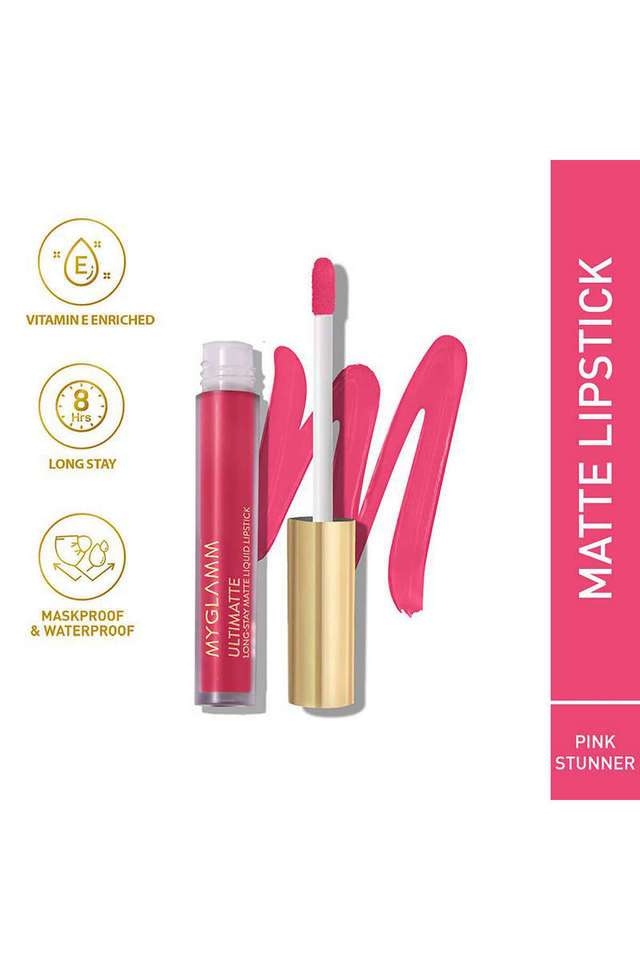 MyGlamm-Ultimate-Long-Stay-Matte-Liquid-Lipstick---Pink-Stunner -2.5-ml