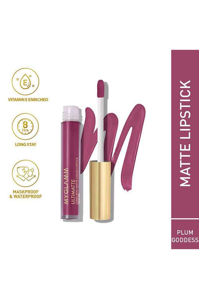 MyGlamm-Ultimate-Long-Stay-Matte-Liquid-Lipstick---Plum-Goddess -2.5-ml