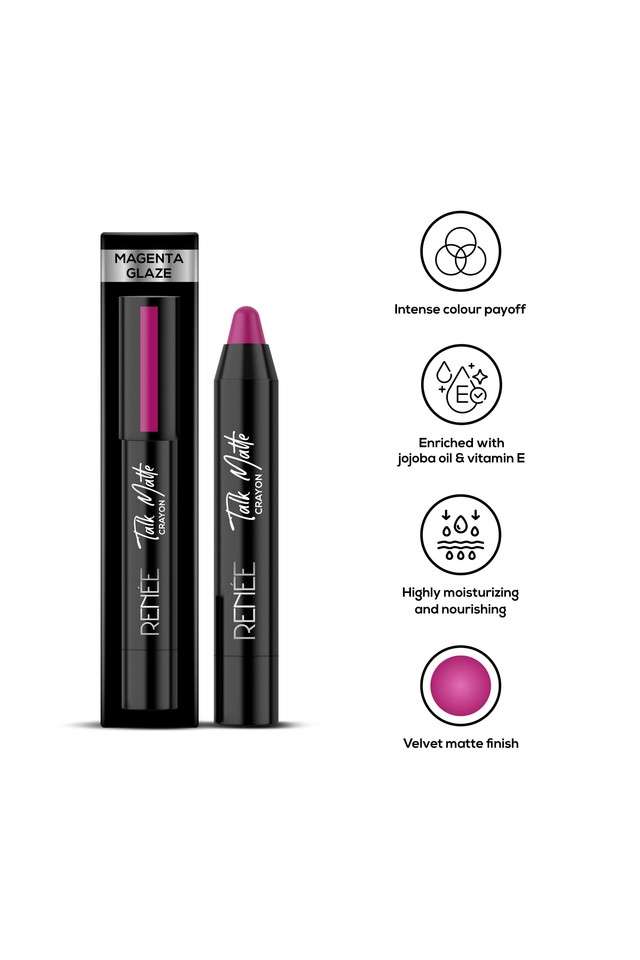 Talk-Matte-Crayon-Lipstick---Magenta-Glaze -4.5-gm