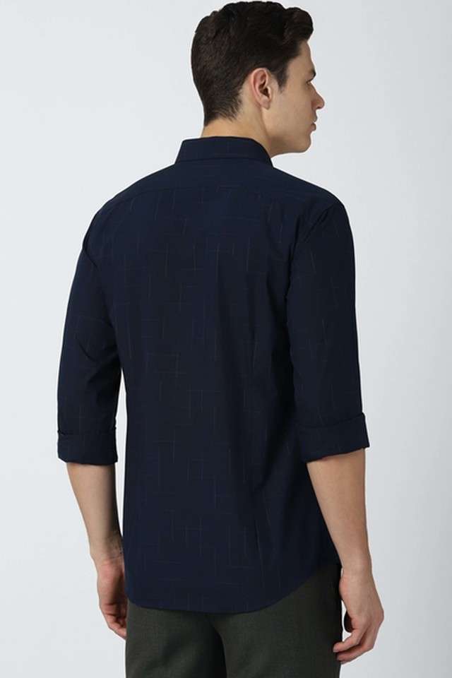 Textured-Cotton-Nylon-Slim-Fit-Mens-Work-Wear-Shirt