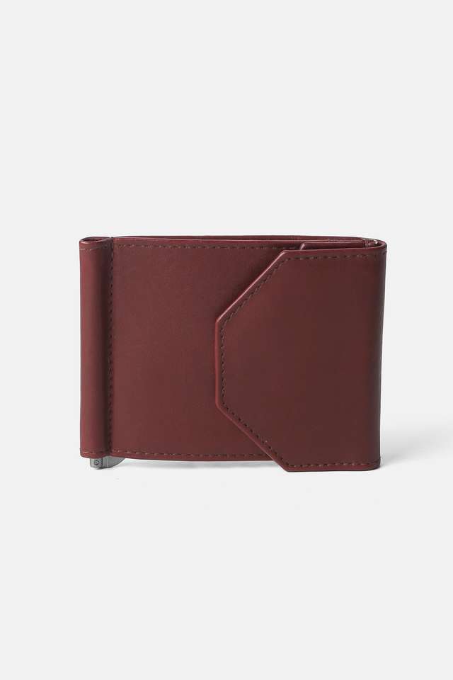 Leather-Mens-Casual-Bi-Fold-Money-Clip