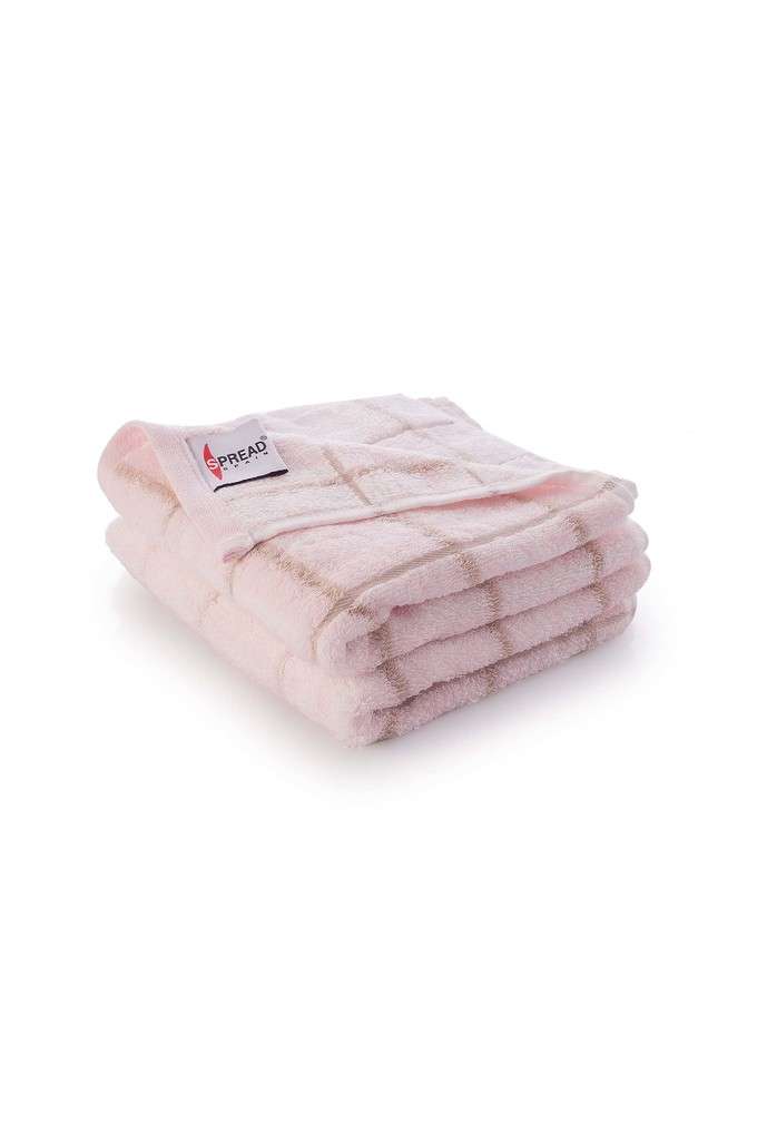Tiles-Cotton-400-GSM-Super-Soft-Hand-Towel---33-x-74-cm---Pink