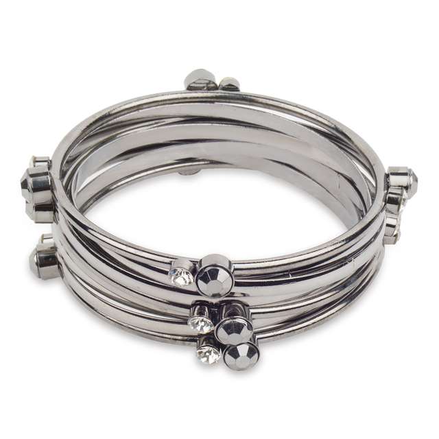 Set-Of-Oxidised-Silver-Bangles-With-Studded-Stones