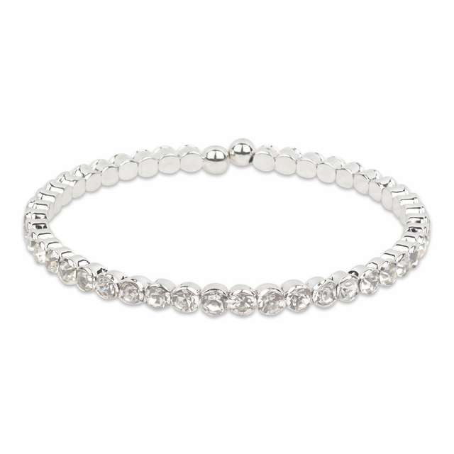 Elegant-Silver-Bracelet-With-Cz-Stones