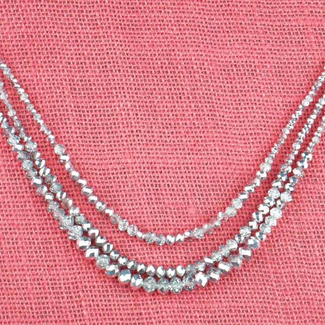 Buy Tribal Zone NoColour Exclusive Stone Studded Necklace With Zx