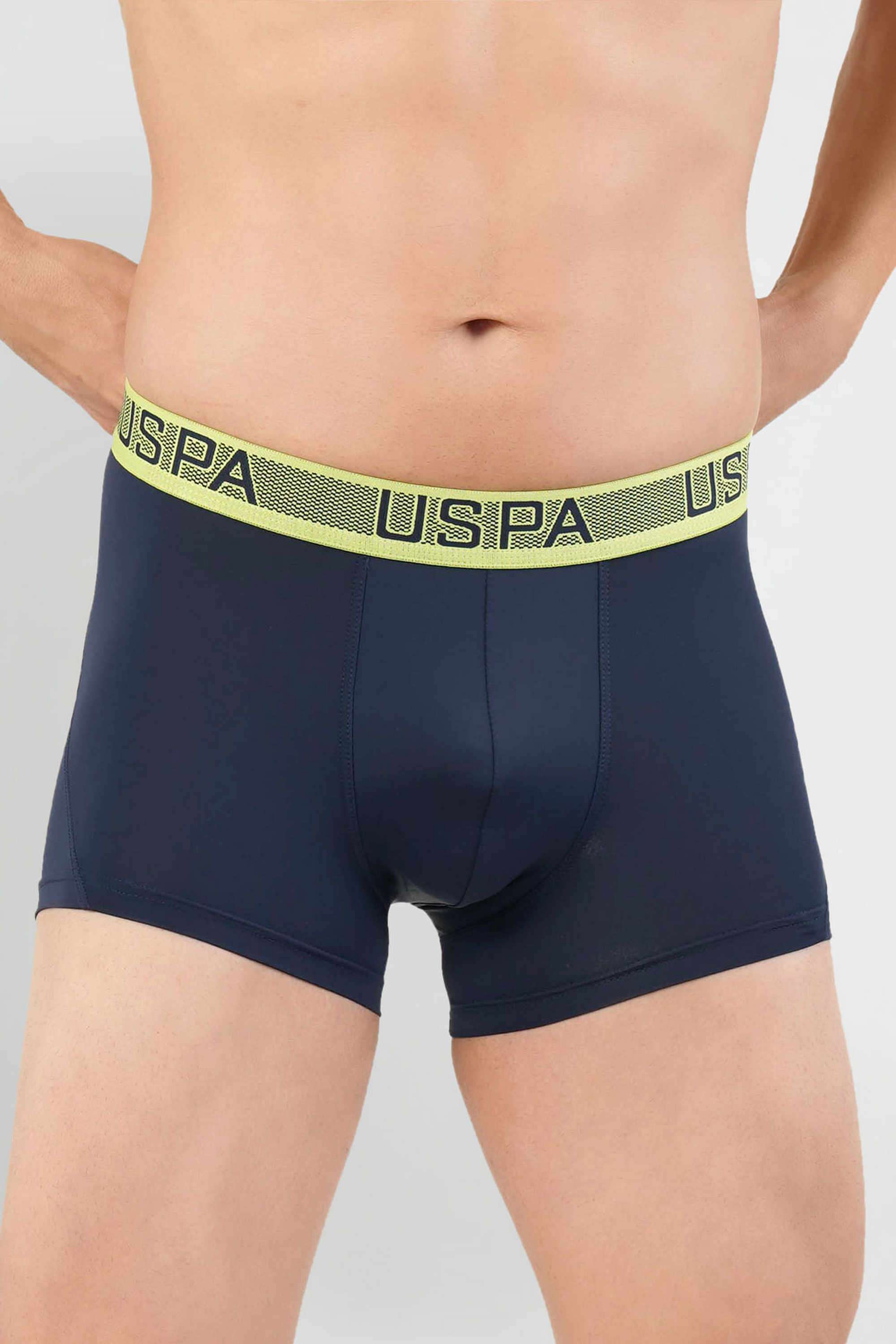 Solid-Nylon-Regular-Fit-Men-s-Trunks