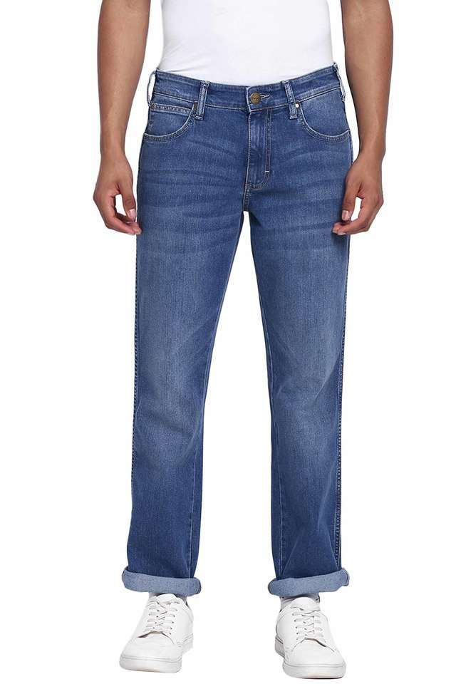 Mid-Tone-Wash-Cotton-Blend-Regular-Fit-Men-s-Jeans