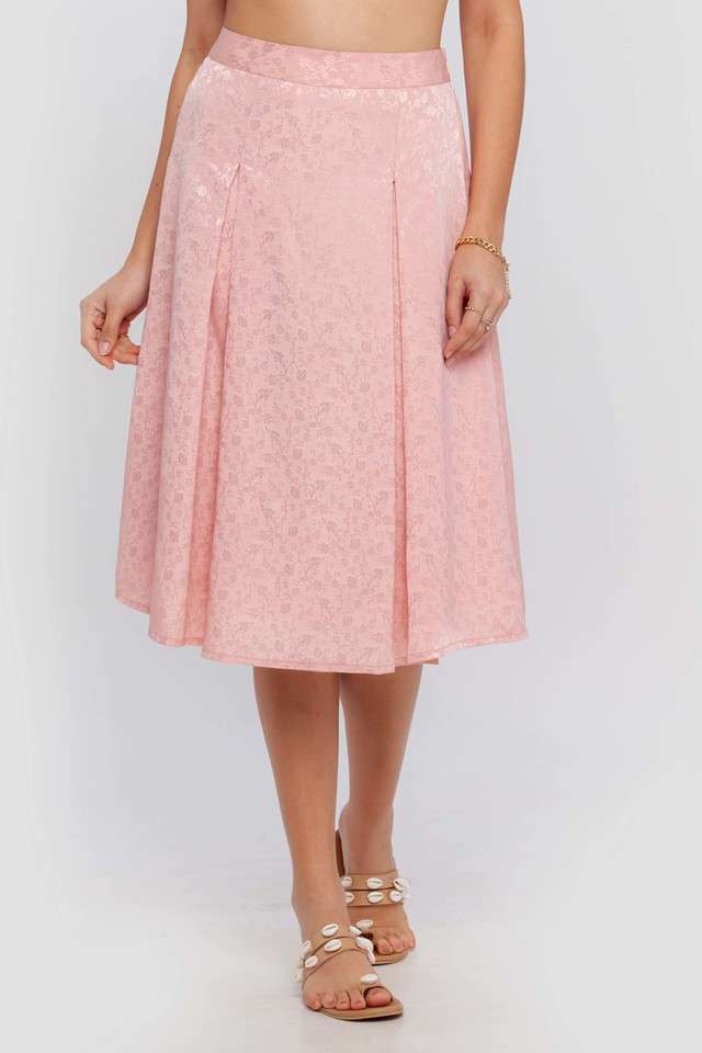 zink london Regular Fit Knee Length Polyester Women Casual Wear Skirts-picture-19