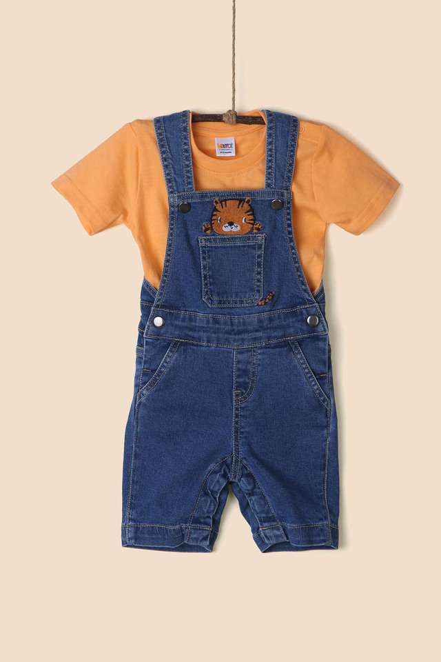 Solid-Cotton-Regular-Fit-Infant-Boys-Clothing-Set
