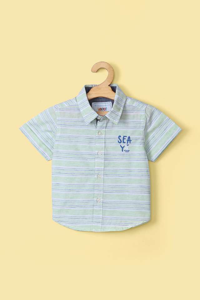 Stripes-Cotton-Collar-Neck-Infant-Boy-s-Shirt