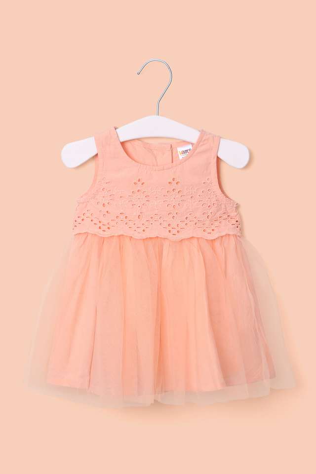 Schiffli-Cotton-Round-Neck-Infant-Girl-s-Dress
