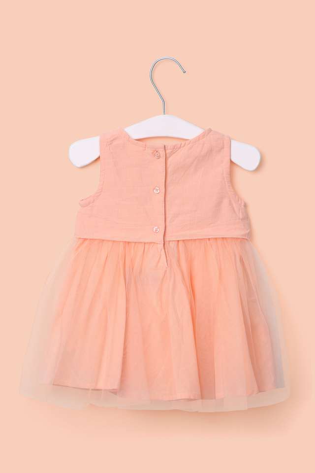 Schiffli-Cotton-Round-Neck-Infant-Girl-s-Dress