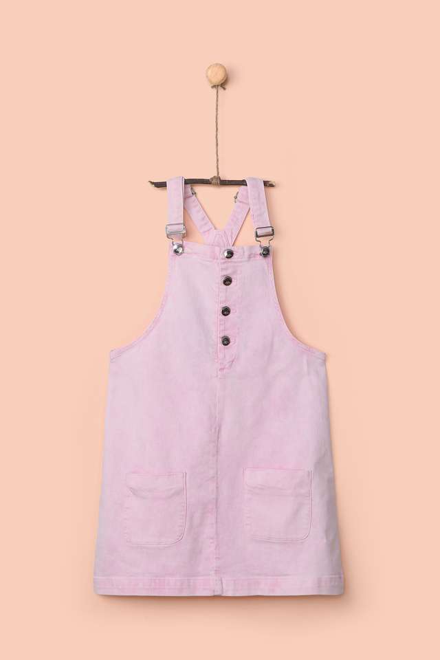 Solid-Cotton-Lycra-Girl-s-Casual-Wear-Dress