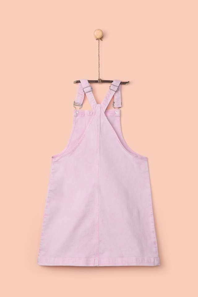 Solid-Cotton-Lycra-Girl-s-Casual-Wear-Dress