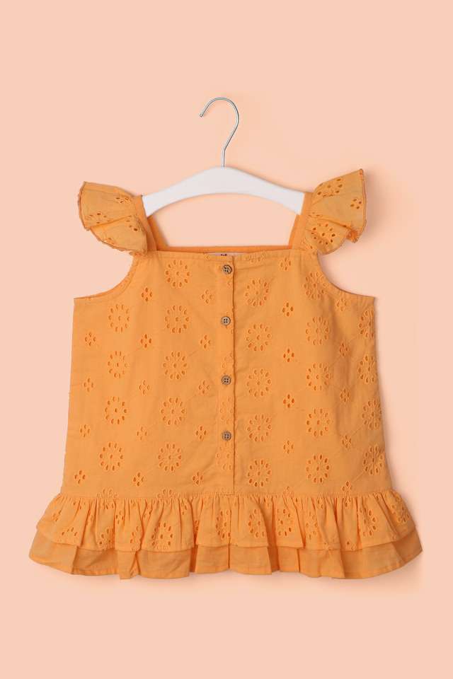 Schiffli-Cotton-Square-Neck-Girl-s-Top