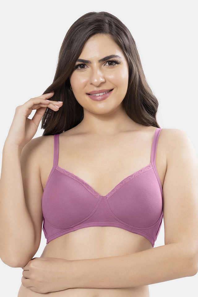 Non-Wired-Regular-Strap-Padded-Women-s-T-Shirt-Bra