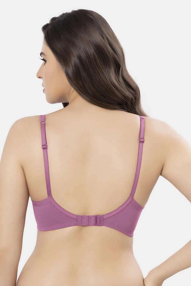 Non-Wired-Regular-Strap-Padded-Women-s-T-Shirt-Bra
