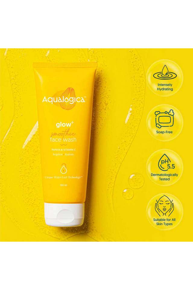 Glow+-Smoothie-Face-Wash-with-Papaya-&-Vitamin-C---100-ml