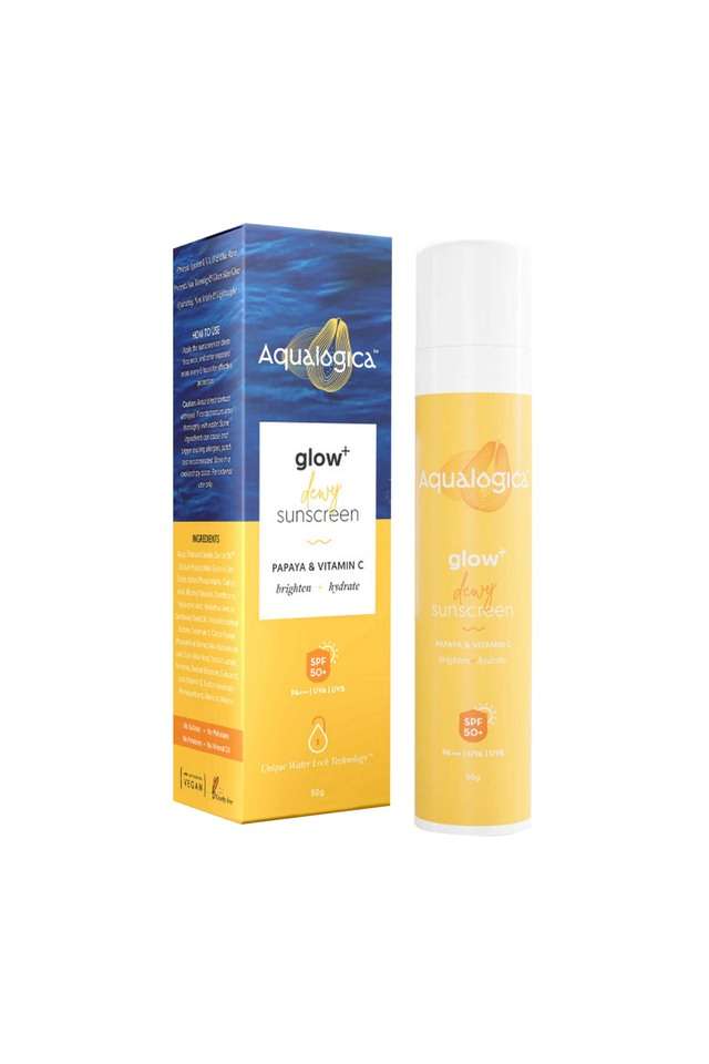 Glow+-Dewy-Sunscreen-SPF-50-PA+++-with-Papaya-&-Vitamin-C---50-gm
