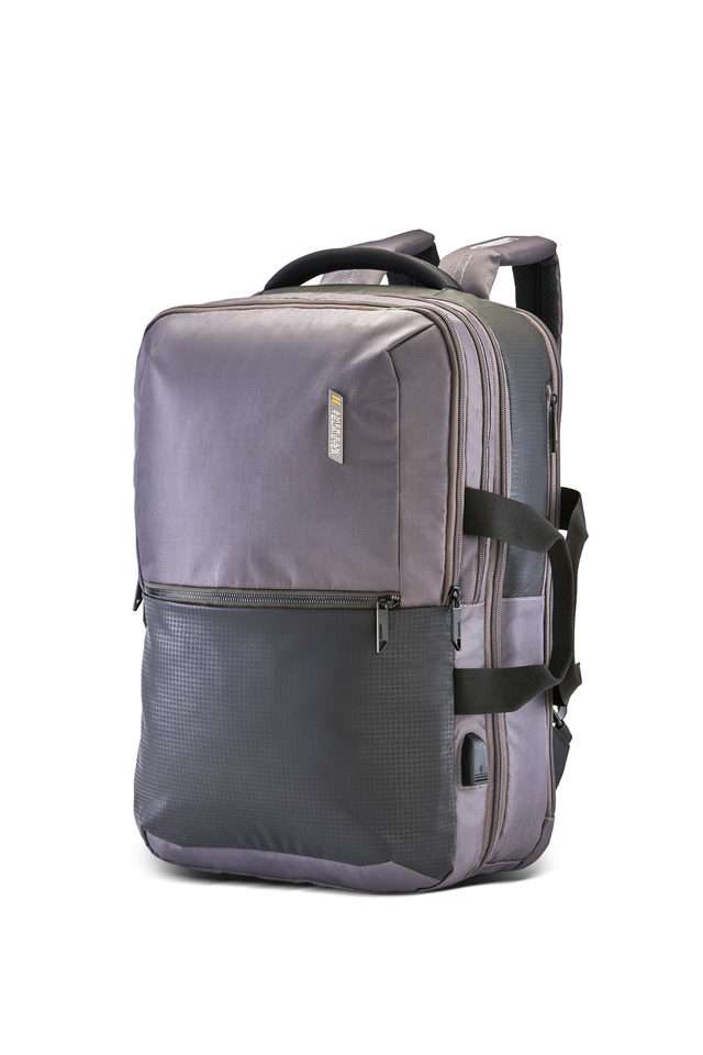 Buy American Tourister Grey Segno Polyester Unisex Laptop