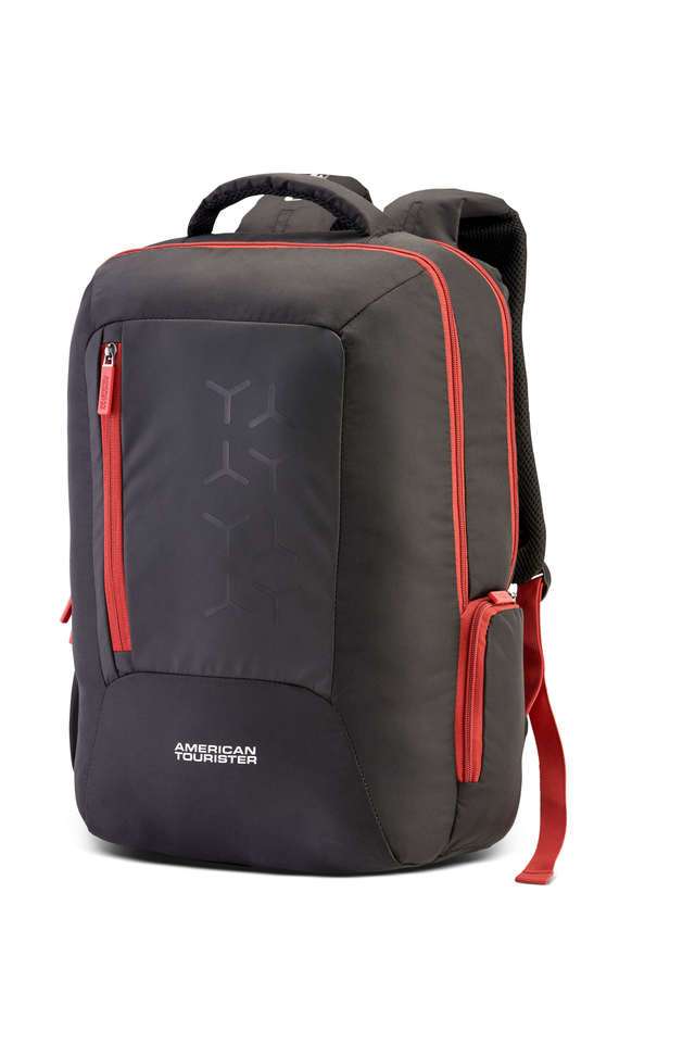 Polyester-Zip-Closure-Unisex-Backpack---Sigma-2.0---Black