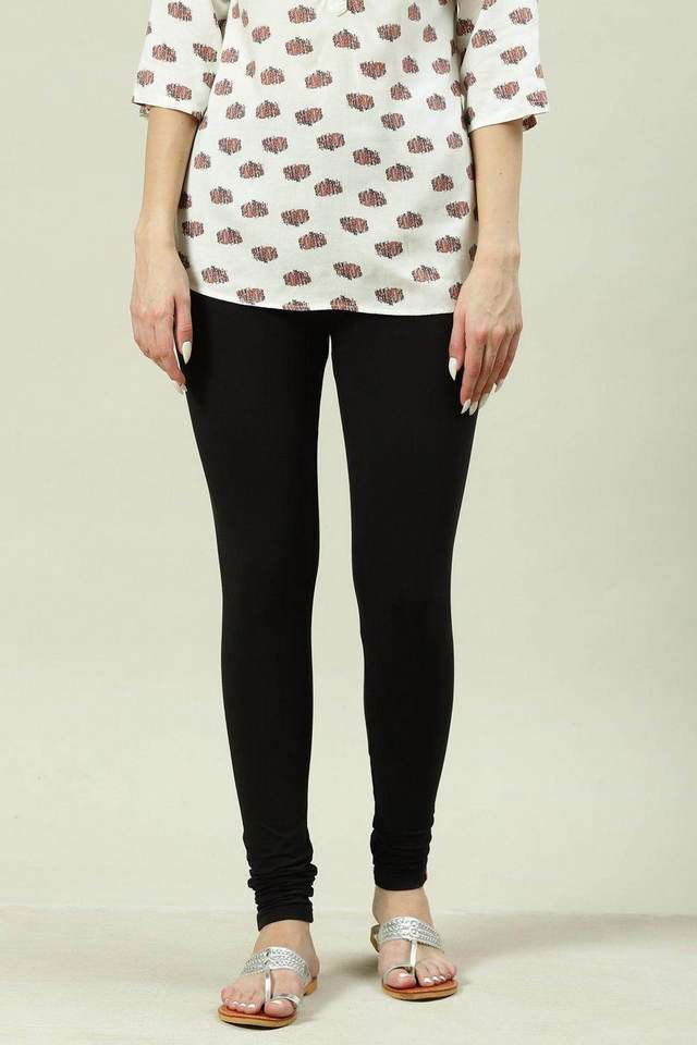 Solid-Full-Length-Cotton-Women-s-Legging