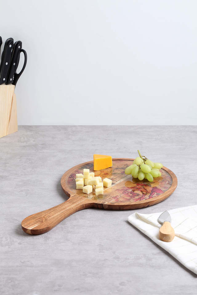 Paradise-Floral-Platter-with-Handle