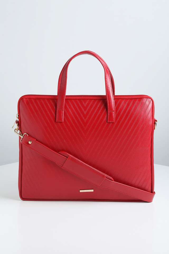 Texture-Tech-2-Pu-Zipper-Closure-WoMen-s-Laptop-Bag