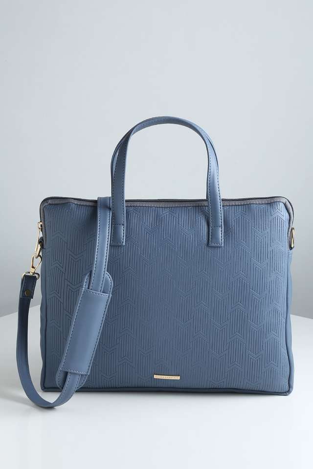 Emboss-Pu-Zipper-Closure-WoMen-s-Laptop-Bag