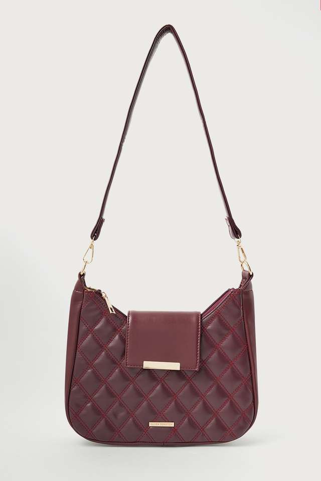 Quilt-Pu-Zipper-Closure-WoMen-s-Casual-Sling-Bag