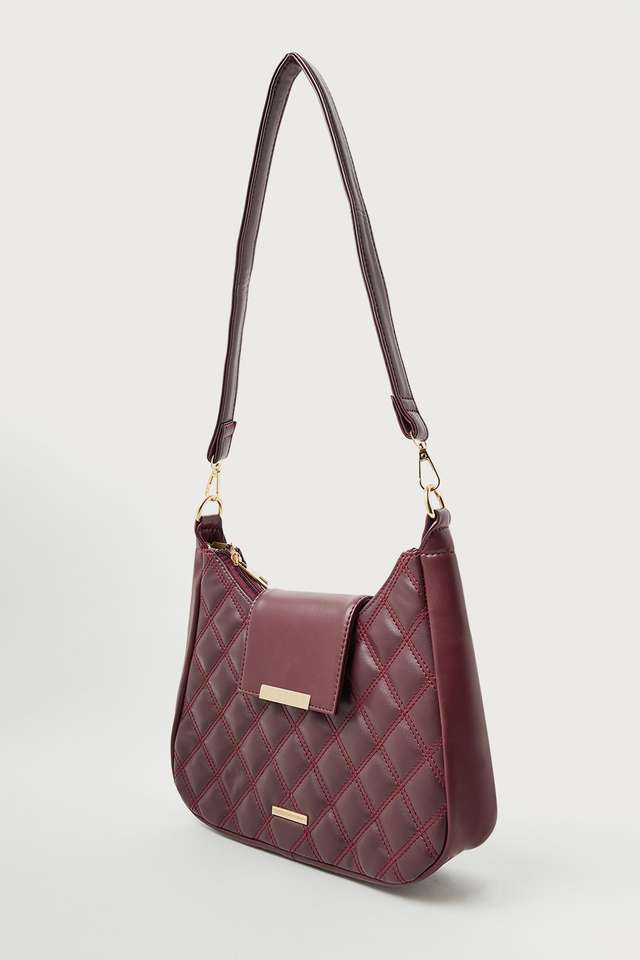 Quilt-Pu-Zipper-Closure-WoMen-s-Casual-Sling-Bag