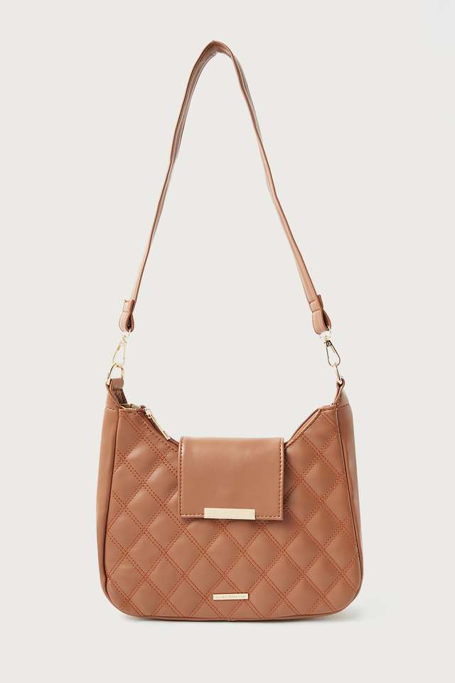 Quilt-Pu-Zipper-Closure-WoMen-s-Casual-Sling-Bag