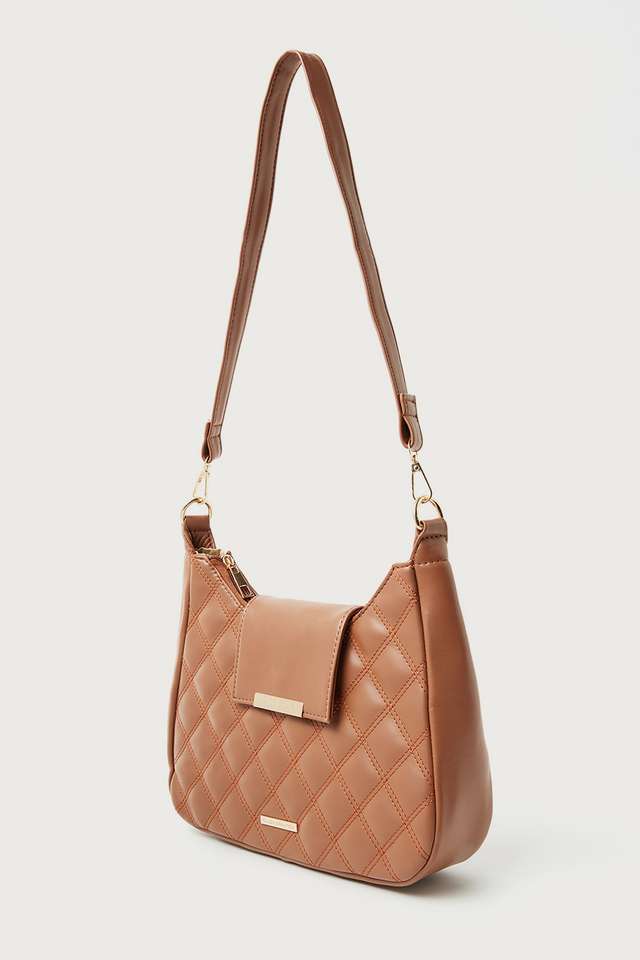 Quilt-Pu-Zipper-Closure-WoMen-s-Casual-Sling-Bag